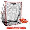 GoSports Football 7 ft x 4 ft Kicking Net - Sideline Practice for Punting or Place Kicks, Ultra-Portable Design with Weighted Sandbag view 1