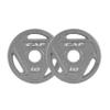 CAP Barbell Gray 2-Inch Olympic Grip Plate, 10-Pounds, Pair view 1