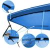 Savvycraft 4 Bow Bimini Replacement Top Canvas Cover 4 Bow 96" L 67"-72" W Blue Color view 3
