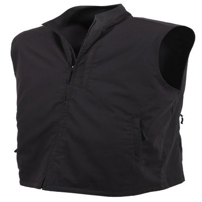 Rothco Undercover Travel Vest (US, Alpha, 4X-Large, Regular, Regular, Black)