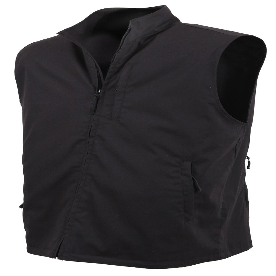 Rothco Undercover Travel Vest (US, Alpha, 4X-Large, Regular, Regular, Black)