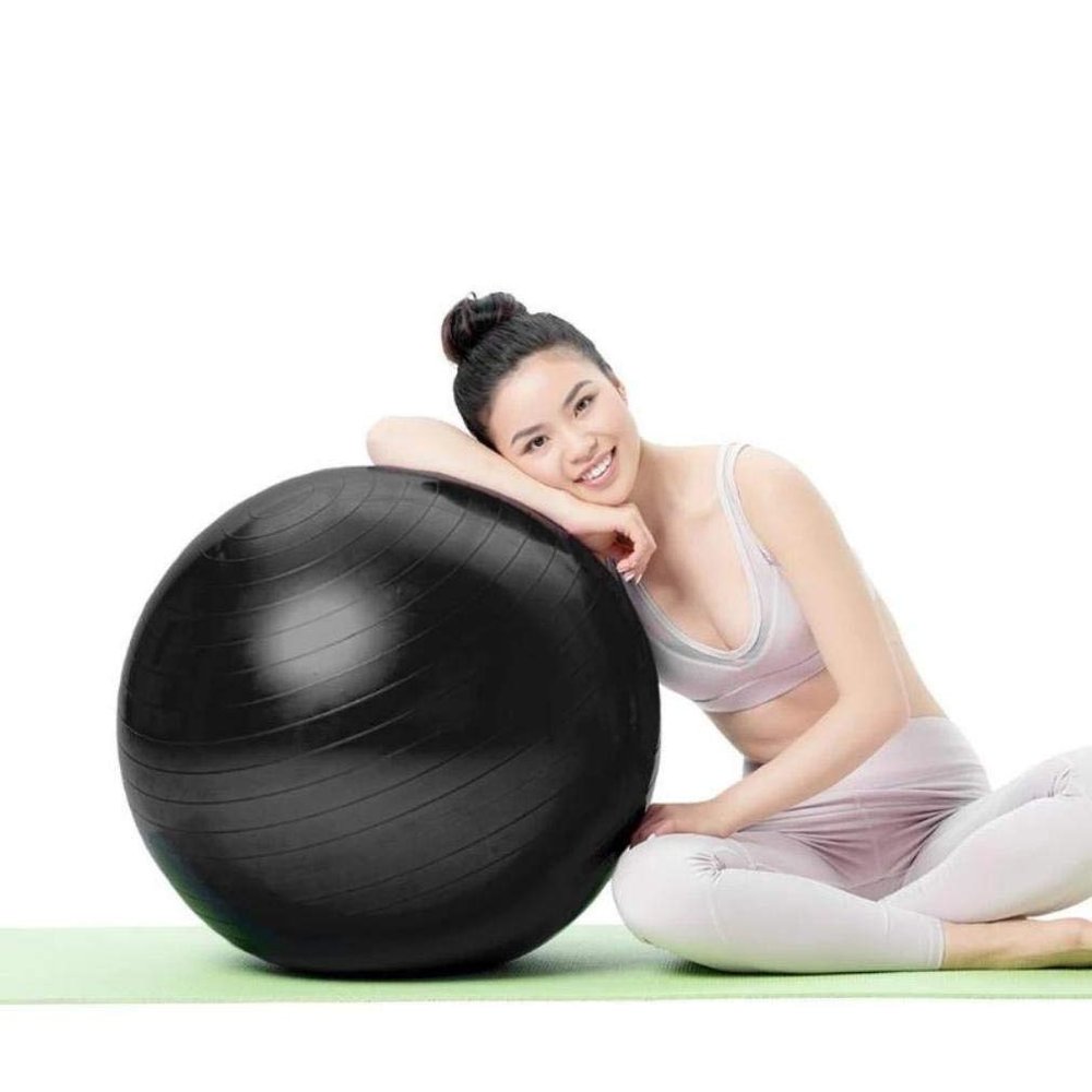 E-Holistic LifeStyle 85cm Yoga Ball Exercise Fitness Pilates Balance Gym Explosion-Proof