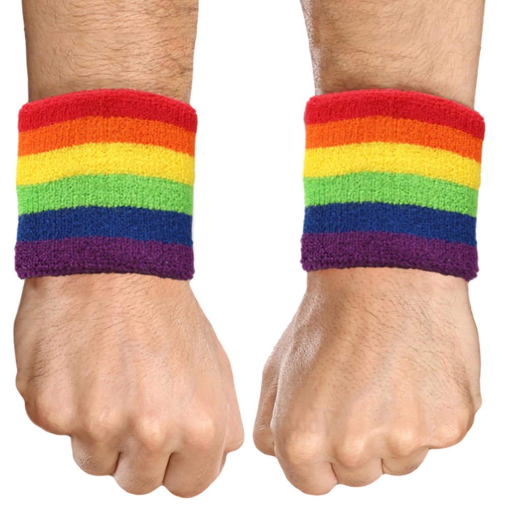 Tough Headwear Sports Wristbands - Arm Bands, Wrist Band, Wrist Bands for Men & Women - Sweat Band for Wrists - Tennis Baseball Football Wristbands