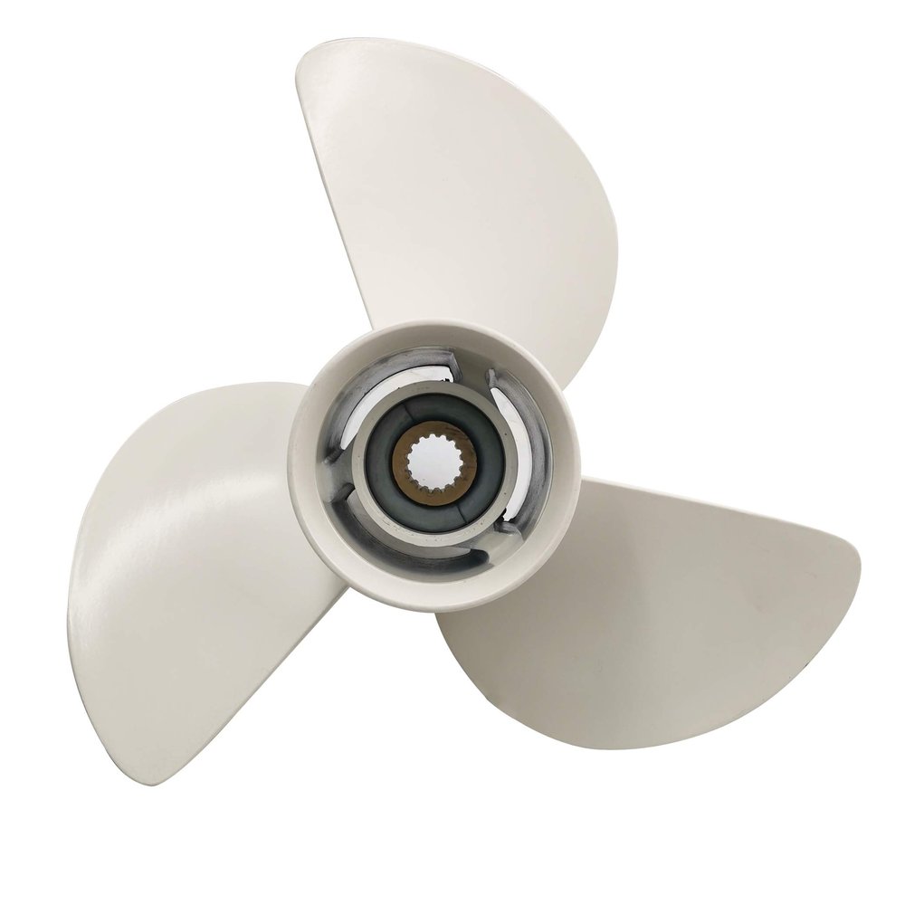 Aluminum Outboard Propeller Boat Prop 13 1/2X15 for Yamaha T50/T60/70/75/80/90/F100/115/130HP K Series 6E5-45947-00-EL