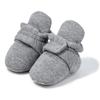 Babelvit Newborn Baby Boy Girl Soft Fleece Booties Stay On Infant Slippers Socks Shoe Non Skid Gripper Toddler First Walkers Winter Ankle Crib Shoes view 1