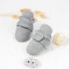 Babelvit Newborn Baby Boy Girl Soft Fleece Booties Stay On Infant Slippers Socks Shoe Non Skid Gripper Toddler First Walkers Winter Ankle Crib Shoes view 2