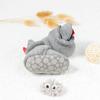 Babelvit Newborn Baby Boy Girl Soft Fleece Booties Stay On Infant Slippers Socks Shoe Non Skid Gripper Toddler First Walkers Winter Ankle Crib Shoes view 4