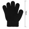 Cooraby 3 Pairs Winter Kids Gloves Warm Stretchy Knitted Magic Gloves Full Finger Mittens (Colors A, 5-11 Years) view 2