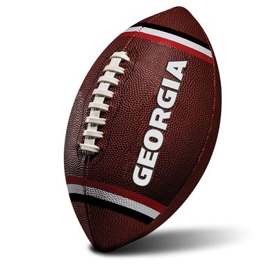 Franklin Sports Georgia Bulldogs Junior Football - PVC Football with Embossed Team Logos - College NCAA Official Licensed Product