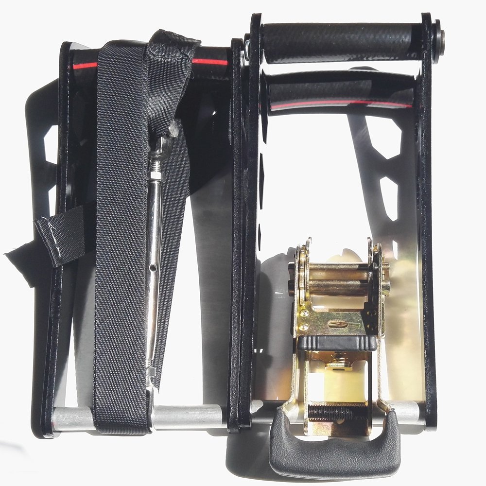 Archery Compound Bow Press Aluminium Alloy Bow Press Portable Bow Press String Bow Accessory for Tuning Hunting Shooting Outdoor (Black)