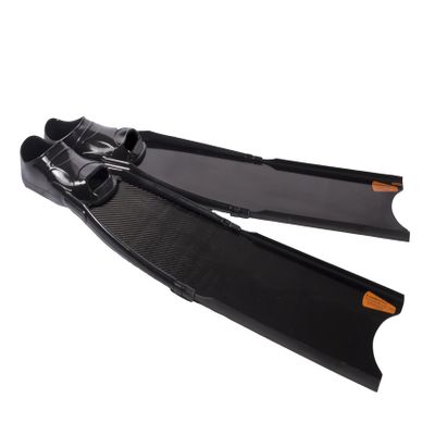 Leaderfins Pure Carbon Fiber Freediving and Spearfishing Fins (EU 41-42 / US 7-8, Medium Stiffness)