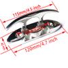 MX 4-1/2" Boat Folding Cleat Marine Dock Cleats Flip Up Boat Cleats Stainless Steel with Fastener Pack of 4 view 2