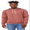 Bella + Canvas Unisex Sponge Fleece Pullover Hooded Sweatshirt M MAUVE view 1