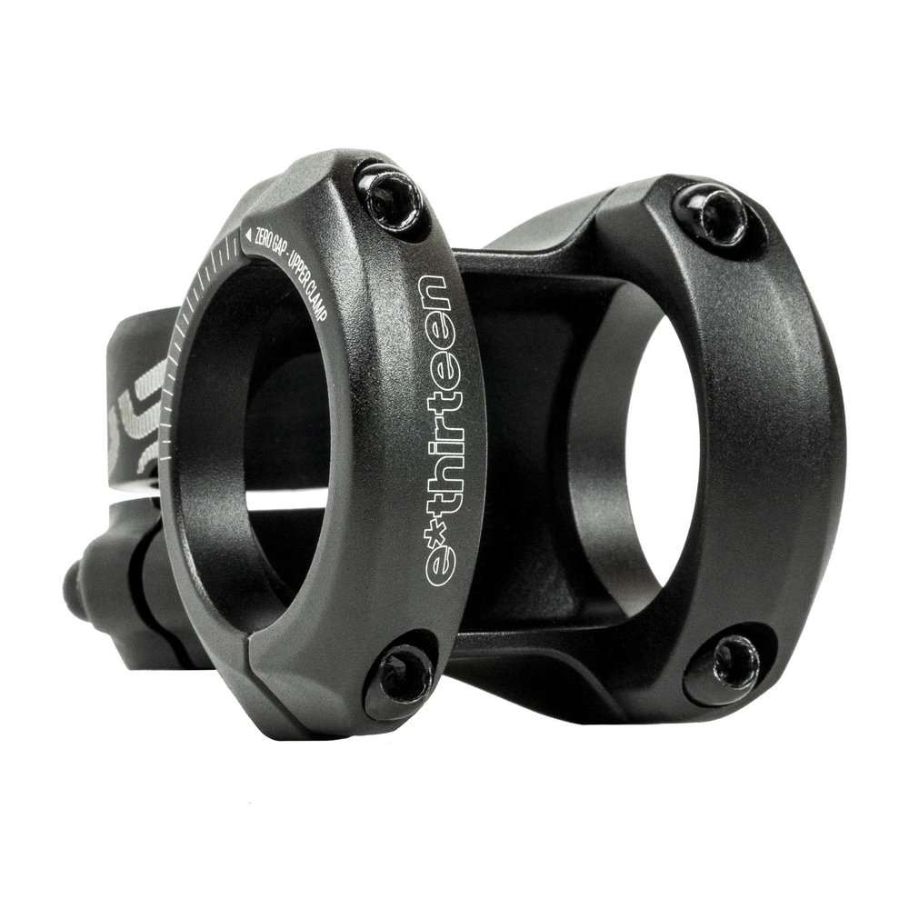 e*thirteen Base 35 Mountain Bike Stem - 35mm Bar Clamp, 6061 Aluminum, 40mm/50mm Length, Stealth Black, T25 Hardware, MTB Cross Country Enduro Trail Downhill Riding