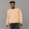 BELLA Unisex Sponge Fleece Drop Shoulder Sweatshirt 2XL Heather Sand Dune view 2