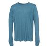 Bella + Canvas Youth Jersey Long-Sleeve T-Shirt S HEATHR DEEP TEAL view 1