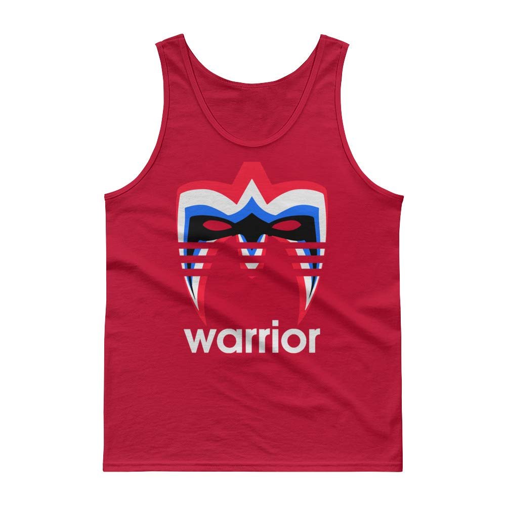 Wrestler Ultimate Warrior Face Paint Tank top Red