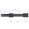 Contessa Picatinny Rail Extended for Night Vision for Merkel Helix view 3
