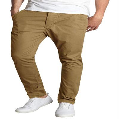 Galaxy by Harvic Slim Fit Men's Stretch Chino Pants (38X30, 800-Timber)
