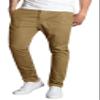 Galaxy by Harvic Slim Fit Men's Stretch Chino Pants (38X30, 800-Timber) view 1