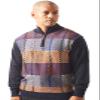 Stacy Adams Men's Sweater, GEO Square Design (Medium, Navy) view 1