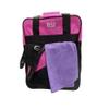 BSI Solar Bowling Carry Bag That Holds One Bowling Ball and has Interior Shoe Pockets That Hold Up to Size 13 Shoes- Charcoal view 2