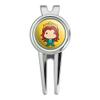 GRAPHICS & MORE Aquaman Movie Mera Chibi Character Golf Divot Repair Tool and Ball Marker view 1