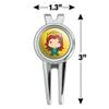 GRAPHICS & MORE Aquaman Movie Mera Chibi Character Golf Divot Repair Tool and Ball Marker view 4