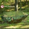 Camping Hammock 2 Person Hammocks with Net, Tent, Tree Straps Heavy Duty Waterproof Lightweight Nylon Portable Hammock for Hiking Outdoor Travel Beach Survival Backyard view 2