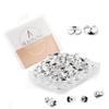 BEADNOVA Earring Backs Stainless Steel Earring Backings for Studs Hypoallergenic Surgical Locking Ear Stud Backs for Posts (60 pcs) view 1