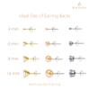 BEADNOVA Earring Backs Stainless Steel Earring Backings for Studs Hypoallergenic Surgical Locking Ear Stud Backs for Posts (60 pcs) view 4