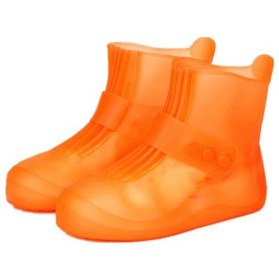 Hooyi Waterproof Rain Shoe Covers for Men Women Overshoes Rain Boots Reusable Galoshes Snow Durable Stretchable Kids Shoe Protectors L