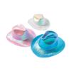 Adult Iridescent Holographic Cowboy Hats - Set of 6 in Metallic colors - Fun Cowgirl Party Supplies for Women view 1