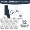 Cut Golf Cut DC Golf Balls, White view 4