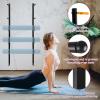 Retyion Yoga Mat Holder Wall Mount Yoga Mat Storage Holder Yoga Mat Organizer Skateboard Wall Mount for Foam Rollers Skateboard Ski Board view 3