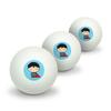 GRAPHICS & MORE Superman Cute Chibi Character Novelty Table Tennis Ping Pong Ball 3 Pack view 1