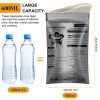 Coolrunner Disposable Urine Bags, Camping Pee Bags for Men Women, Disposable Urinals Vomit Bags for Travel Urinal Toilet Traffic Jam Emergency Portable Toilet for Kids, Patient (Grey-20p) view 2