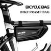 WILD MAN Rainproof Hard Shell Triangle Bike Saddle Bag For Frame under Seat For Road Mountain Cycling (Black,E4) view 2