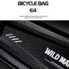 WILD MAN Rainproof Hard Shell Triangle Bike Saddle Bag For Frame under Seat For Road Mountain Cycling (Black,E4) view 3