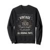 93 Birthday Vintage 1930 Original Parts Car Enthusiast Sweatshirt view 1