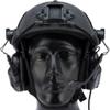 Evike x Earmor M32H MOD3 Tactical Communication Hearing Protector for ARC Fast MT Headpros (Color Black) view 2