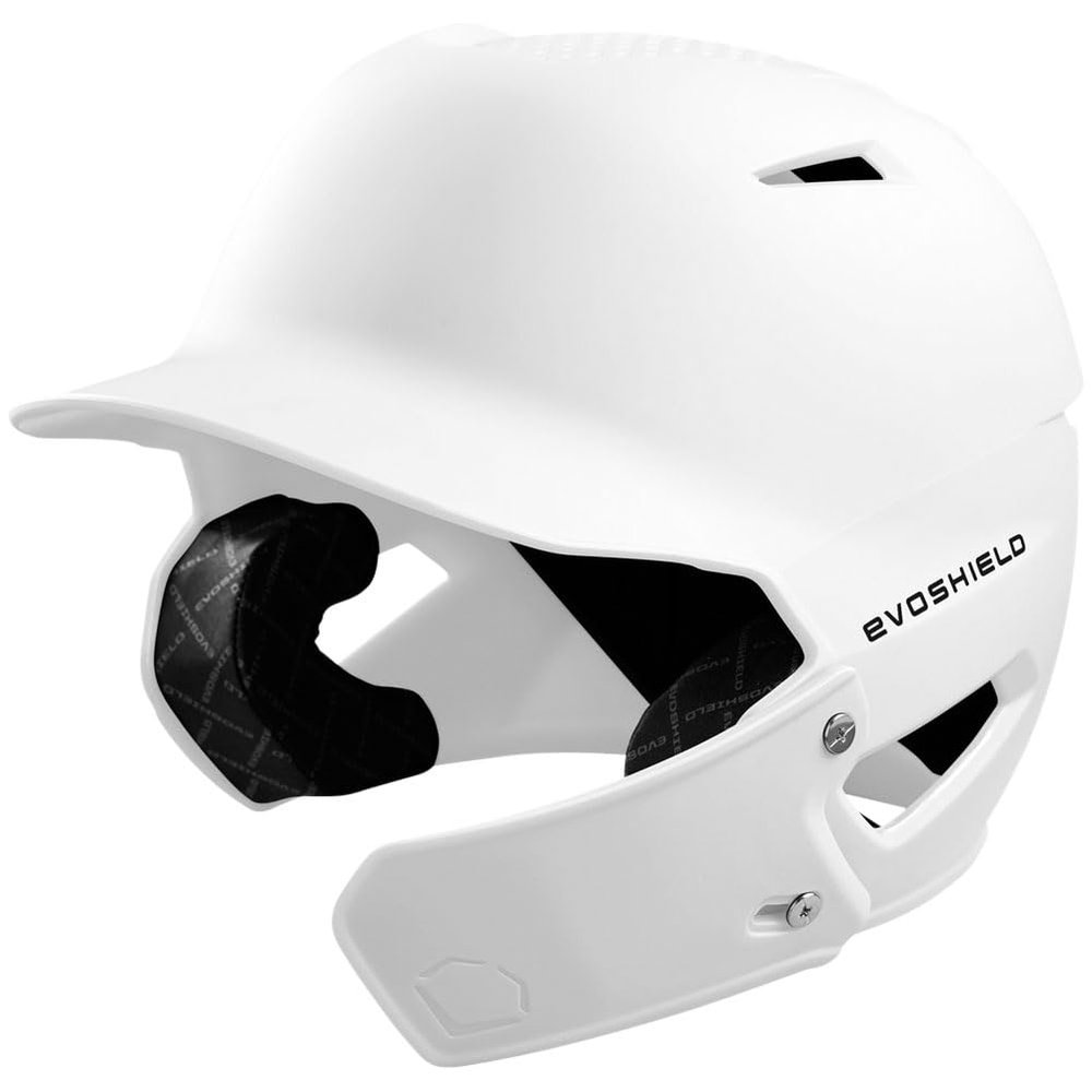 EvoShield XVT Matte Batting Helmet Face Shield - White, Right Handed Hitter