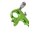 SHARROW Archery 3 Finger Release Aids Thumb Trigger Release Tool Button Release Aid Grip for Compound Bow (Green) view 3