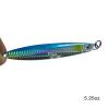 5pcs 5.25oz Colt Sniper jigs 150g coltsniper jig with a 3561D-DT MUSTAD 3X Strong Forge High Carbon Steel Treble Hook - Blue Silver view 3