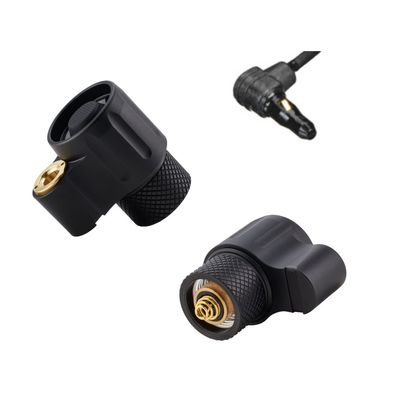 Z-BOLT Dual Switch Cable Port Tailcap for 3V/6V Lights - Blazer IR, LEP, & LED 18350/18650 Lights - Compatible with SF M300/340/M600/640DF Lights - Black Finish (DS00 Type Functionality)