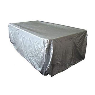 dDanke Silver Billiard Pool Table Cover Dustproof Cloth for Indoor Outdoor Sport Table Cover Protection (9ft, 113x61x32 inch)