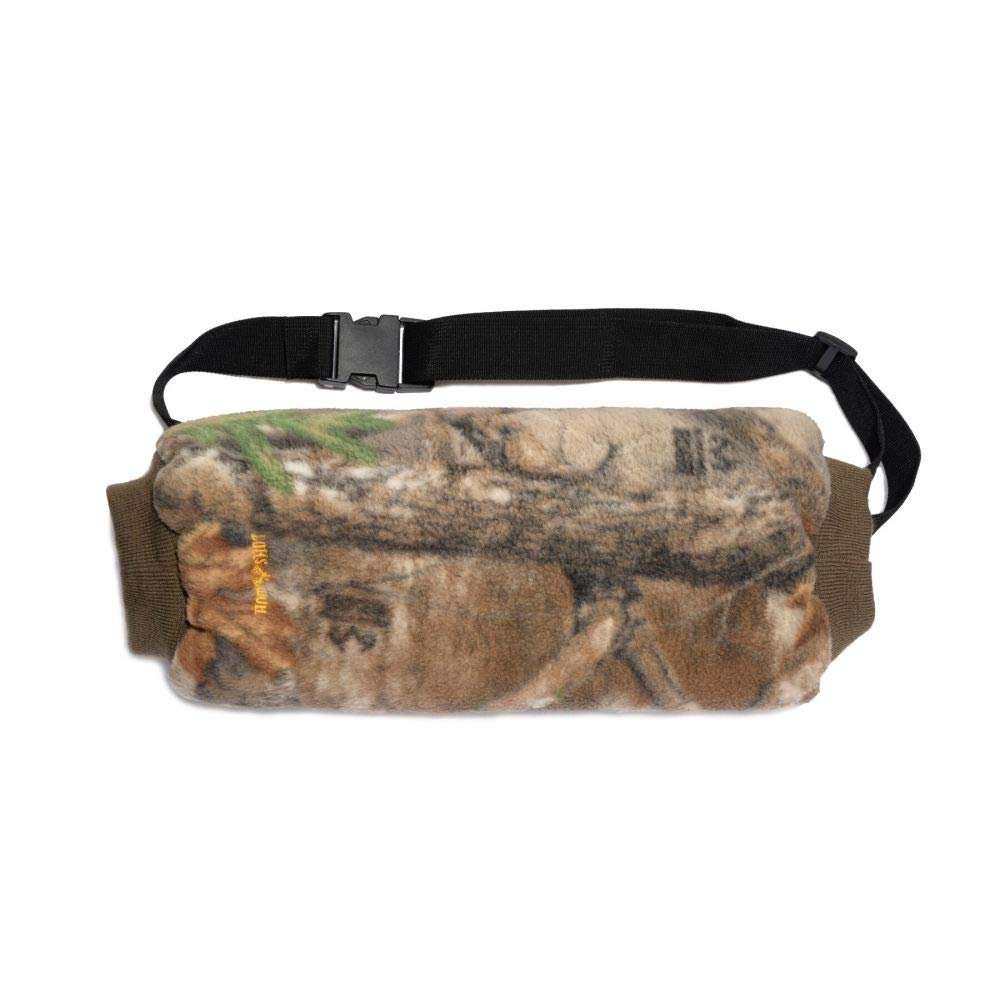 HOT SHOT Mens Camo Razorback Reversible Fleece Hand Muff Realtree Edge/Blaze Orange Outdoor Hunting