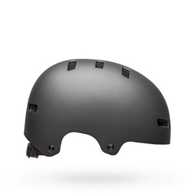 BELL Local Adult BMX Bike Helmet - Matte Gray (2023), Small (51-55 cm)