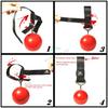 FITactic 3.5 Inches Groove Rock Climbing Solid Training Cannonball Bomb Power Pull Up Ball Hold Grips for Straps for Finger, Forearm, Biceps, Back Muscles, Sports, Race (2 Balls, Black Groove 3.5") view 3