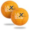 Lax Sak Soft Practice Lacrosse Balls - Same Weight & Size as a Regulation Lacrosse Balls, Great for Indoor & Outdoor Practices, Less Bounce & Minimal Rebounds - Orange, 2 Pack view 3